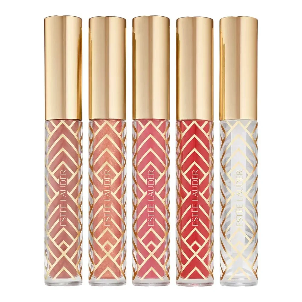 NIB ✅ Estée Lauder Magic Whispers Holiday 5 x Lip Gloss Gift Set ✨ NIB
